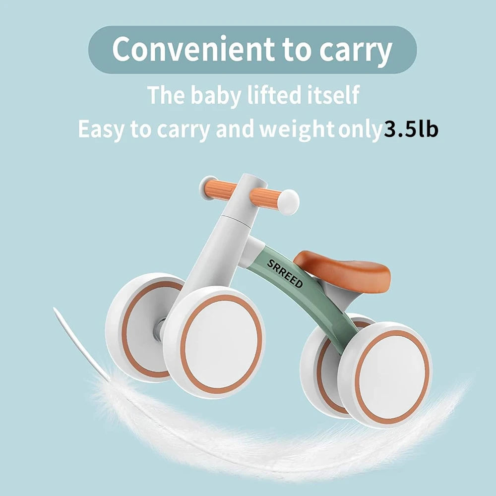 SEREED 4-Wheel Balance Bike